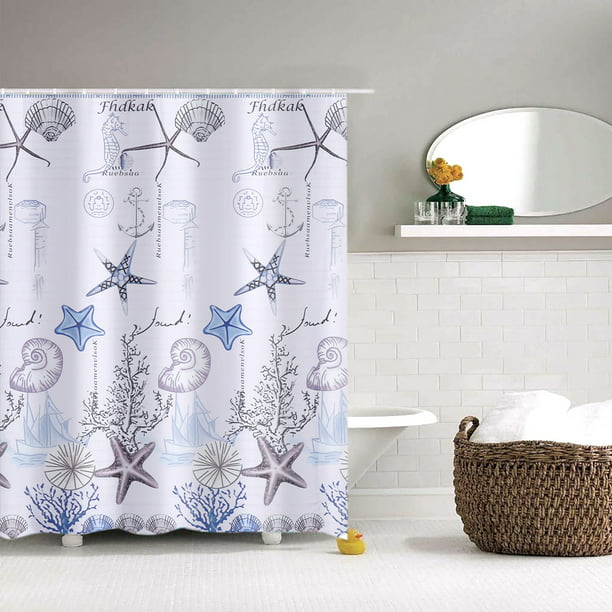 Details about   Shower Curtain With 12 Hooks Waterproof Shower Curtain Set For Bathroom Supplie
